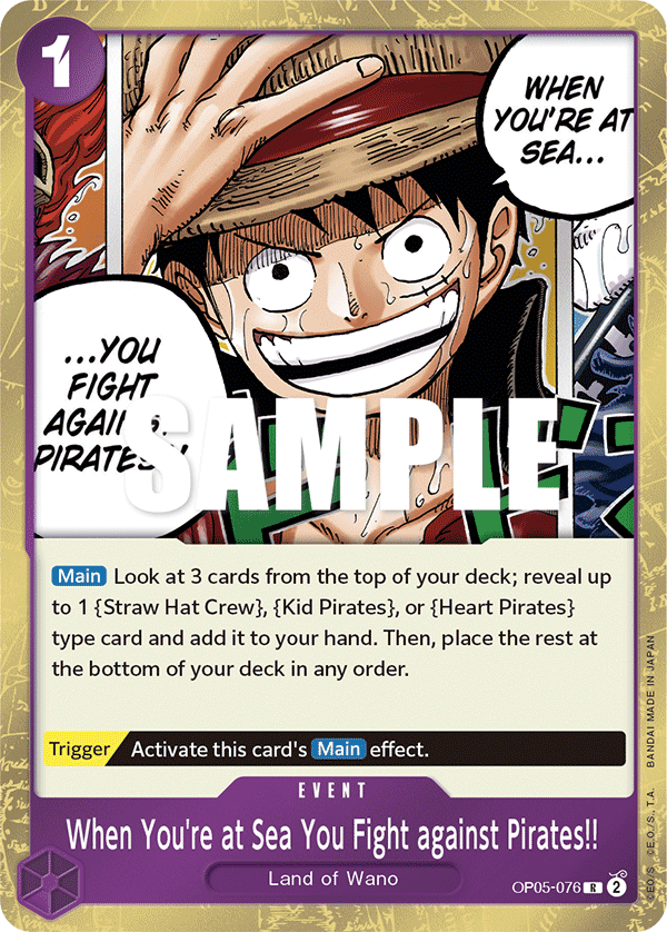When You're at Sea You Fight against Pirates!! — AWAKENING OF THE NEW ERA - OP-05