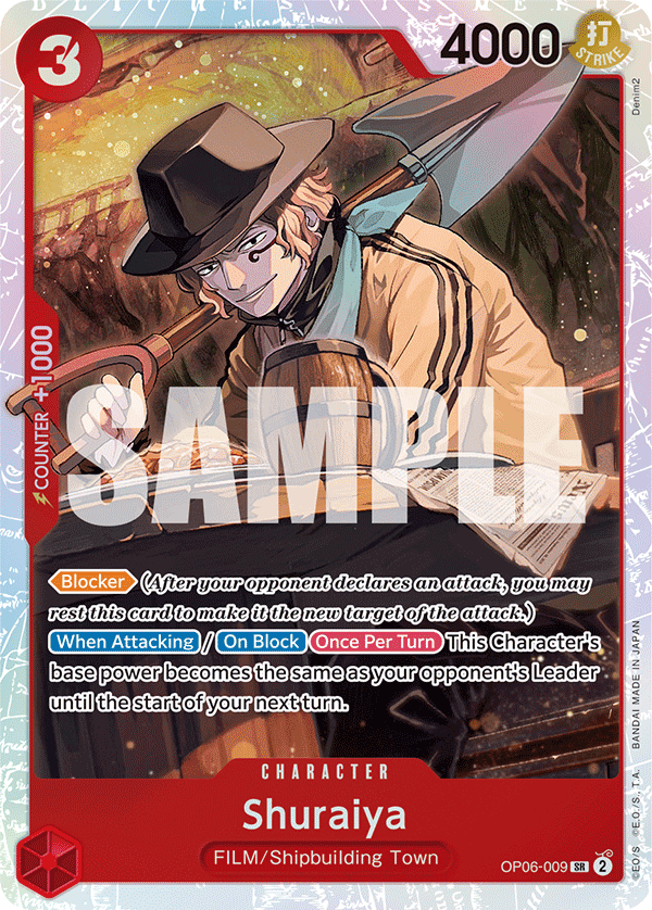 Shuraiya #OP06-009 — WINGS OF THE CAPTAIN - OP-06