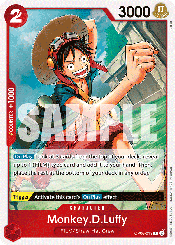Monkey.D.Luffy — WINGS OF THE CAPTAIN - OP-06