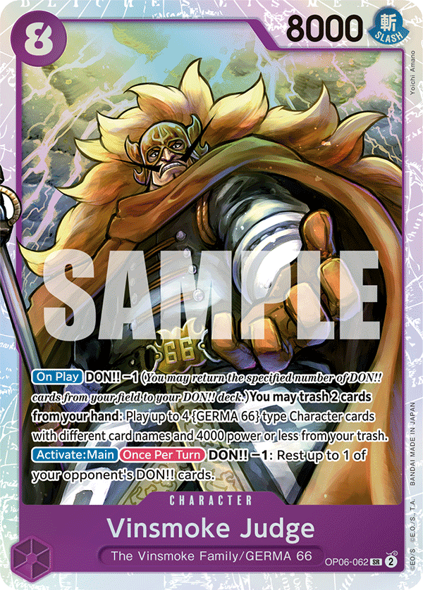 Vinsmoke Judge — WINGS OF THE CAPTAIN - OP-06