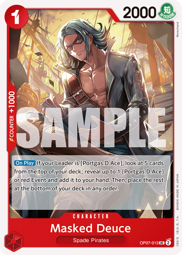 Masked Deuce OP-07 OP07-013