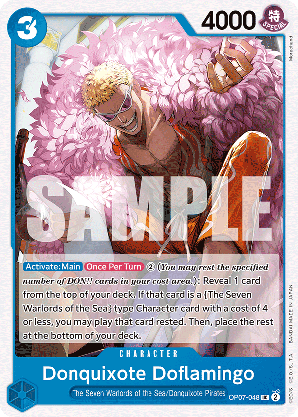 Donquixote Doflamingo OP-07 OP07-048