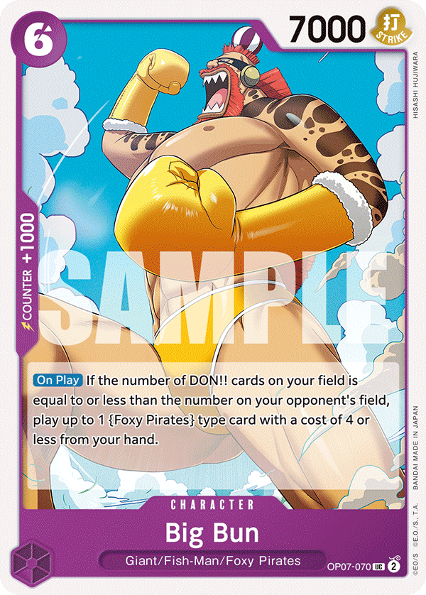 Big Bun OP-07 OP07-070