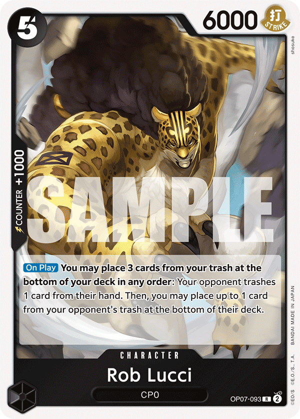 Rob Lucci OP-07 OP07-093