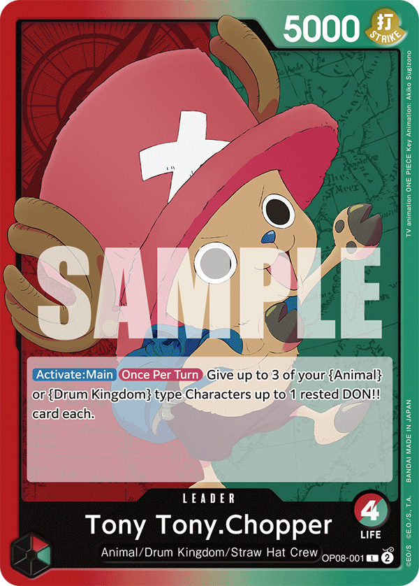 Tony Tony.Chopper #OP08-001 — TWO LEGENDS - OP-08