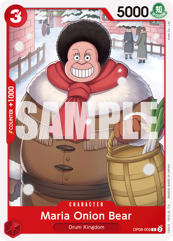 Maria Onion Bear OP-08 OP08-009