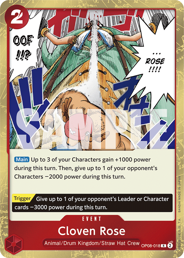 Cloven Rose OP-08 OP08-018