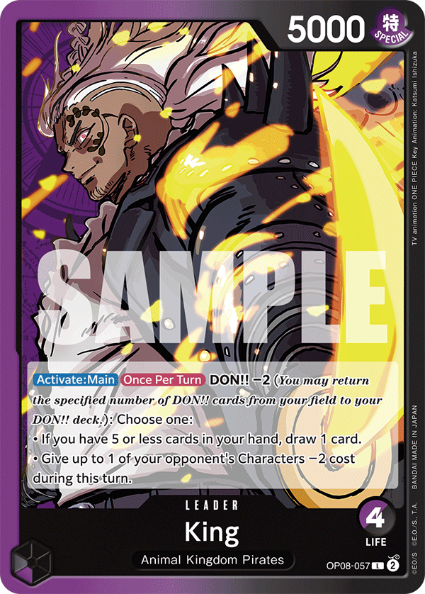 King — TWO LEGENDS - OP-08