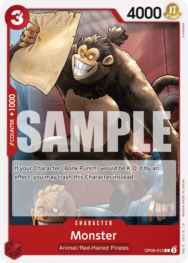 Monster — EMPERORS IN THE NEW WORLD - OP-09