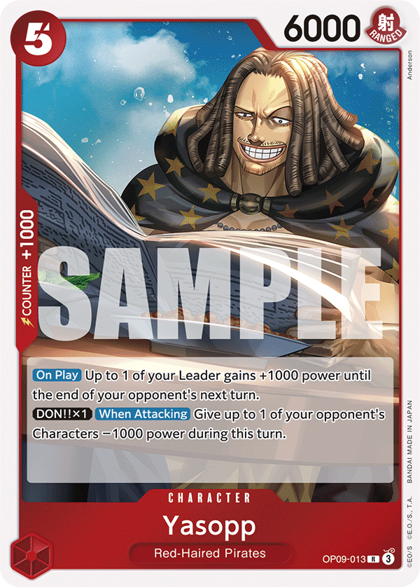 Yasopp — EMPERORS IN THE NEW WORLD - OP-09