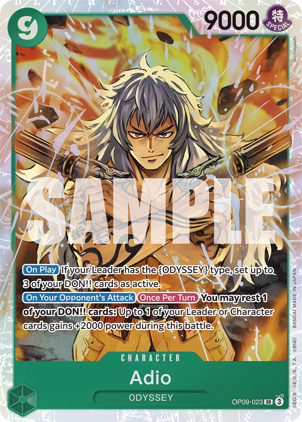 Adio — EMPERORS IN THE NEW WORLD - OP-09