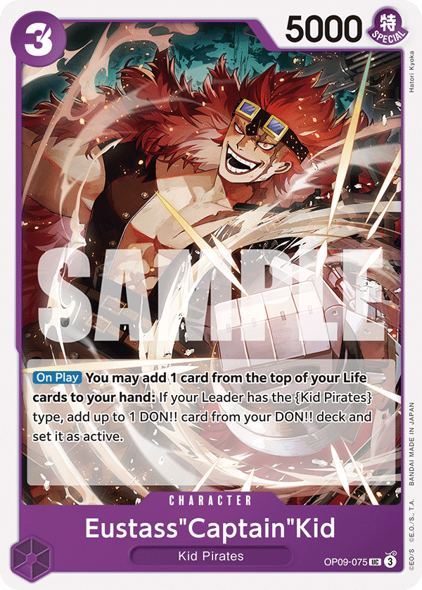 Eustass"Captain"Kid OP-09 OP09-075