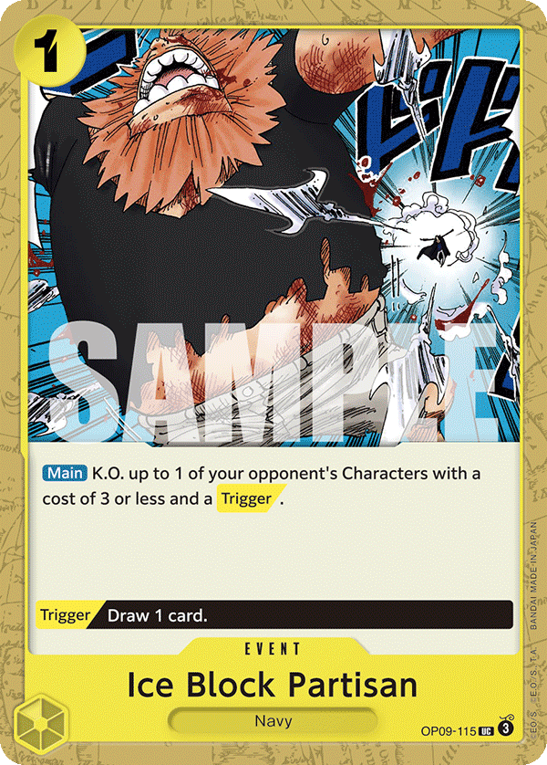 Ice Block Partisan OP-09 OP09-115