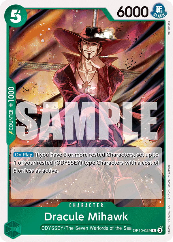 Dracule Mihawk OP-10 OP10-029