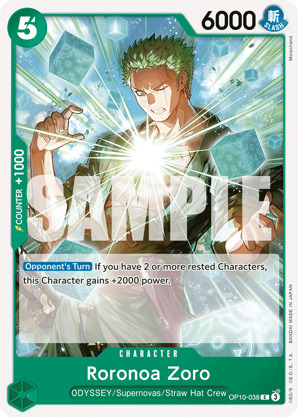 Roronoa Zoro OP-10 OP10-038