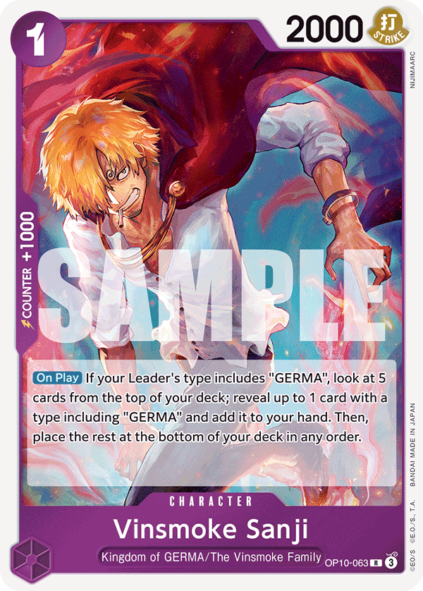 Vinsmoke Sanji — ROYAL BLOOD - OP-10
