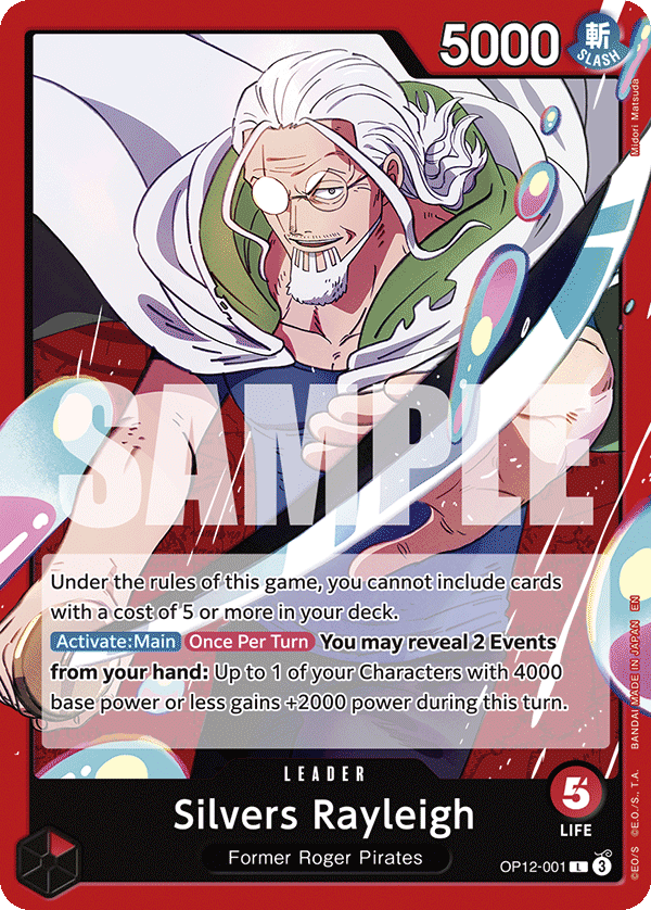 Silvers Rayleigh #OP12-001 — LEGACY OF THE MASTER - OP-12