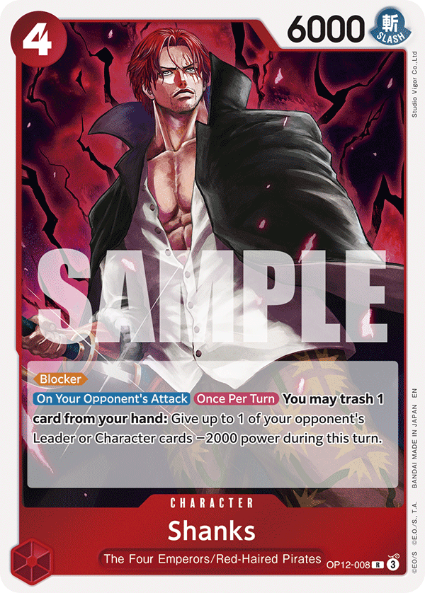 Shanks #OP12-008 — LEGACY OF THE MASTER - OP-12
