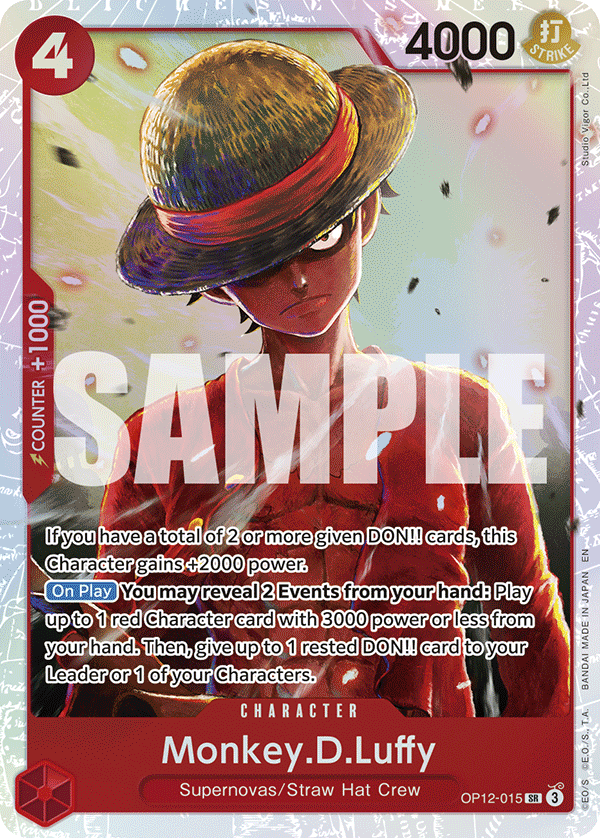 Monkey.D.Luffy OP-12 OP12-015