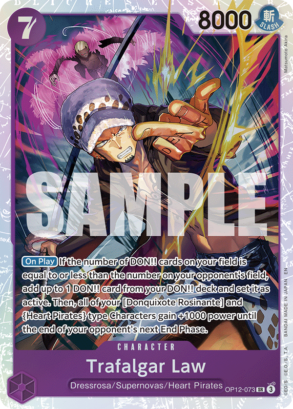 Trafalgar Law OP-12 OP12-073