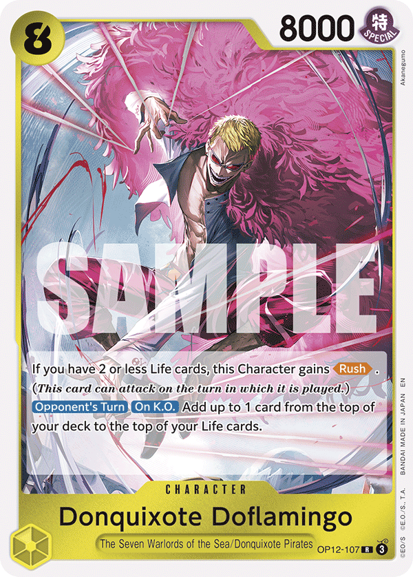 Donquixote Doflamingo OP-12 OP12-107