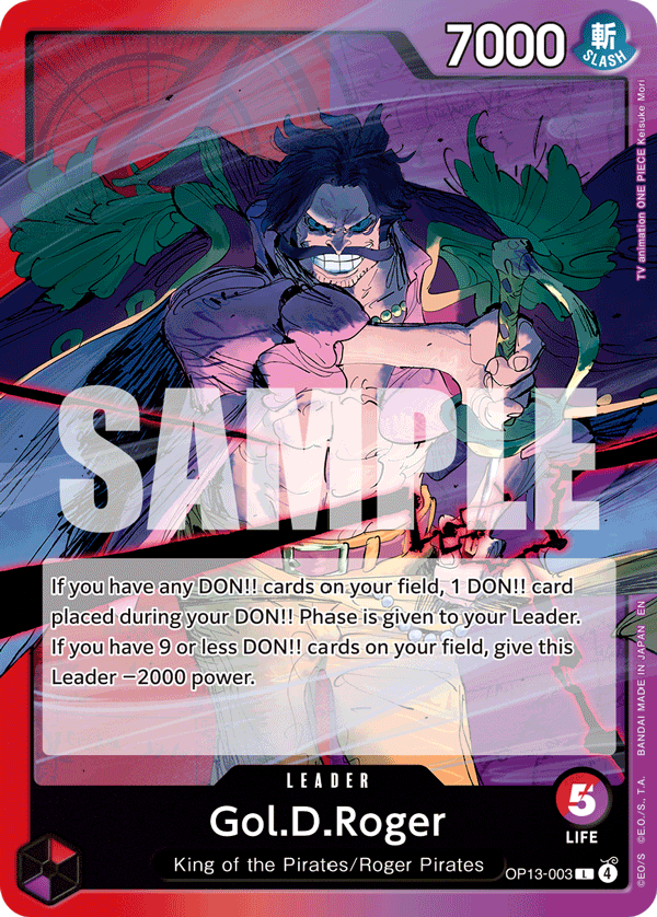 Gol.D.Roger #OP13-003 — CARRYING ON HIS WILL - OP-13