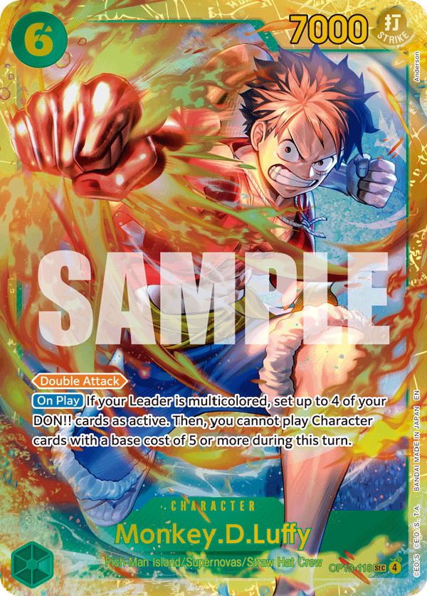 Monkey.D.Luffy #OP13-118 — CARRYING ON HIS WILL - OP-13
