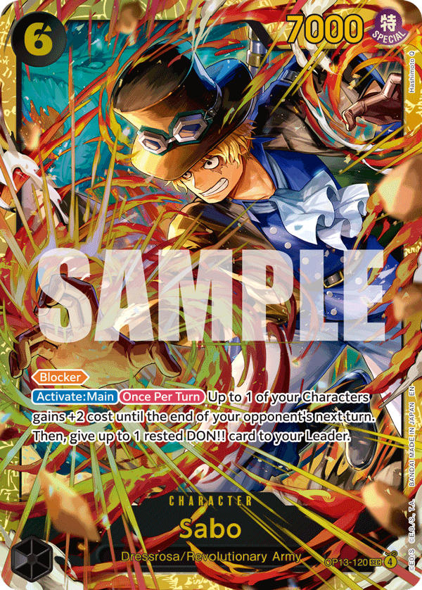 Sabo #OP13-120 — CARRYING ON HIS WILL - OP-13