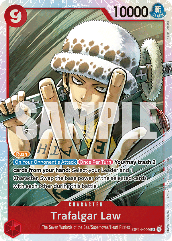 Trafalgar Law #OP14-009 — The Azure Sea’s Seven - OP-14