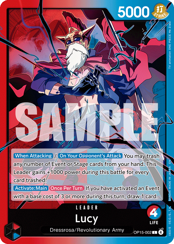 Lucy #OP15-002 — Adventure on KAMI’s Island - OP-15