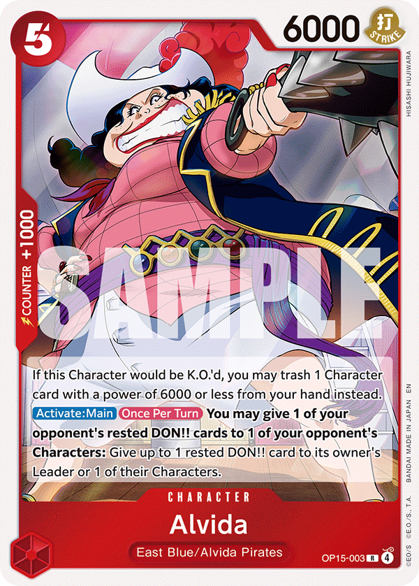 Alvida #OP15-003 — Adventure on KAMI’s Island - OP-15