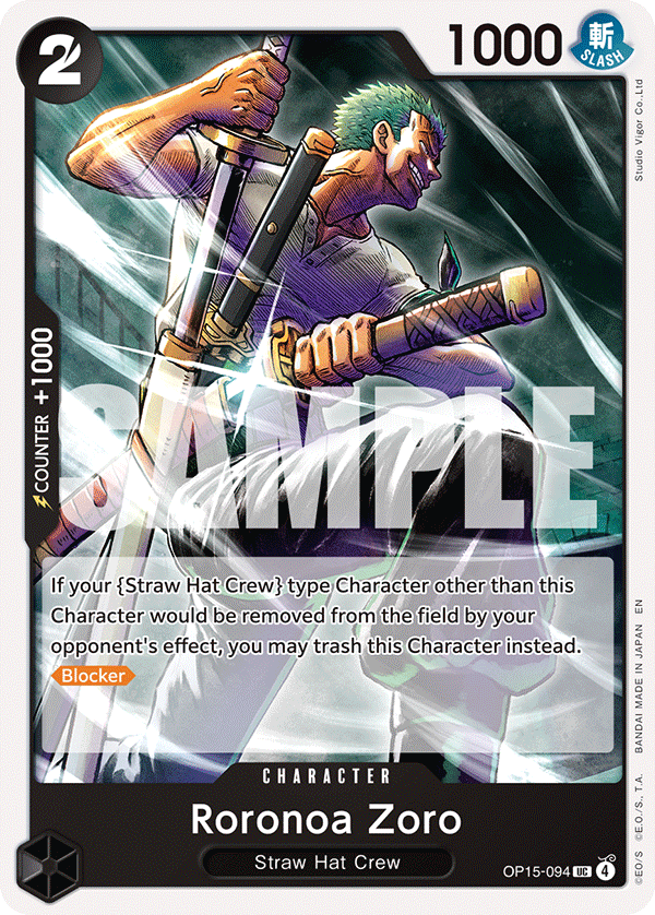 Roronoa Zoro — Adventure on KAMI’s Island - OP-15