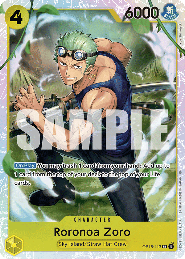 Roronoa Zoro — Adventure on KAMI’s Island - OP-15