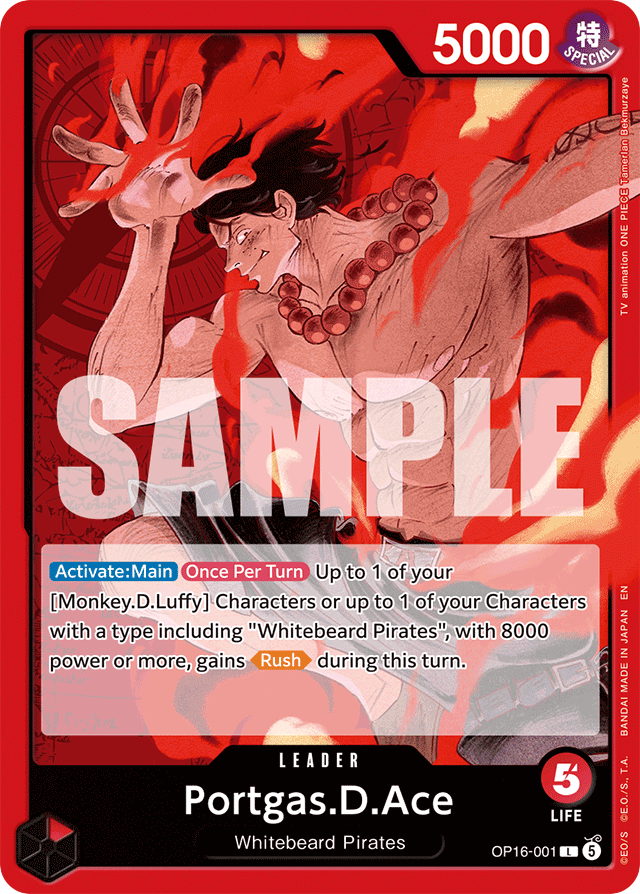 Portgas.D.Ace — The Time Of Battle - OP-16