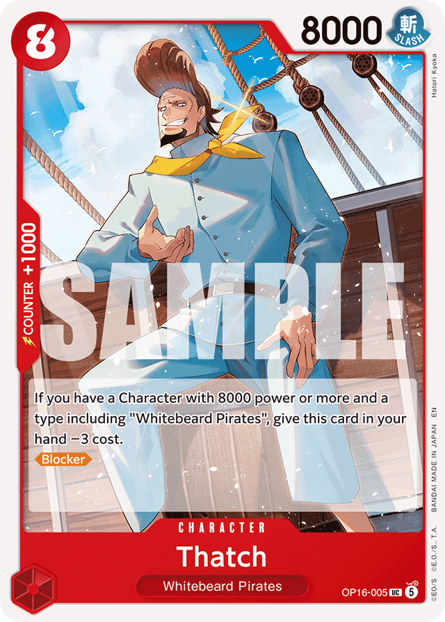 Thatch #OP16-005 — The Time Of Battle - OP-16