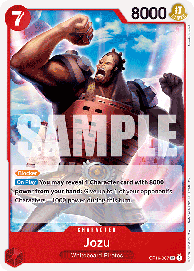 Jozu #OP16-007 — The Time Of Battle - OP-16