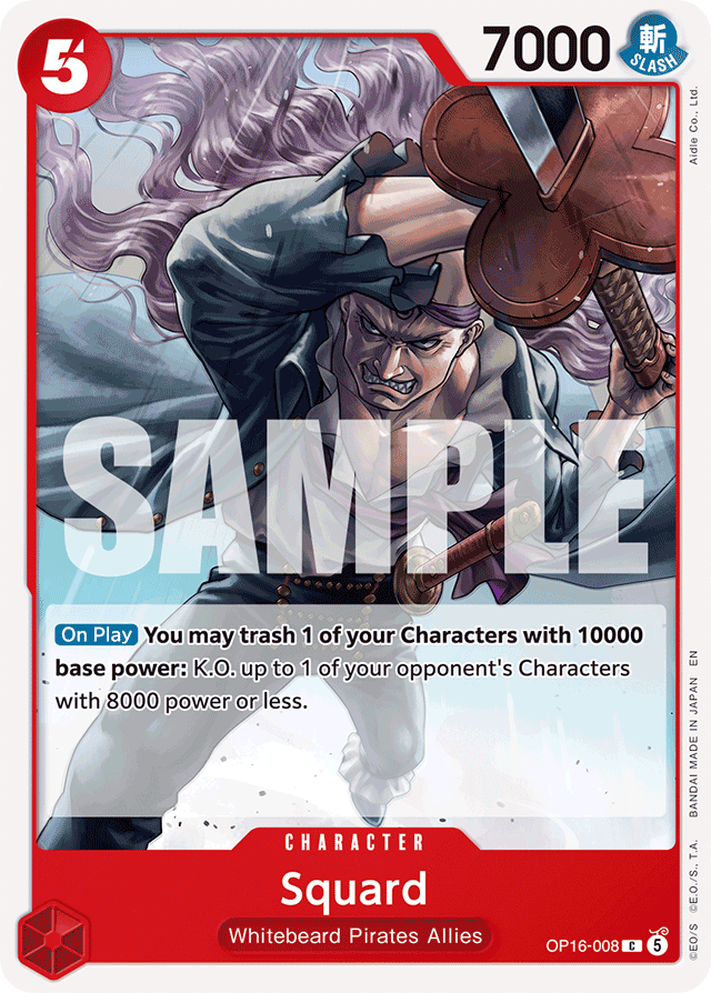 Squard #OP16-008 — The Time Of Battle - OP-16