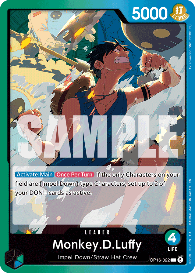 Monkey.D.Luffy — The Time Of Battle - OP-16