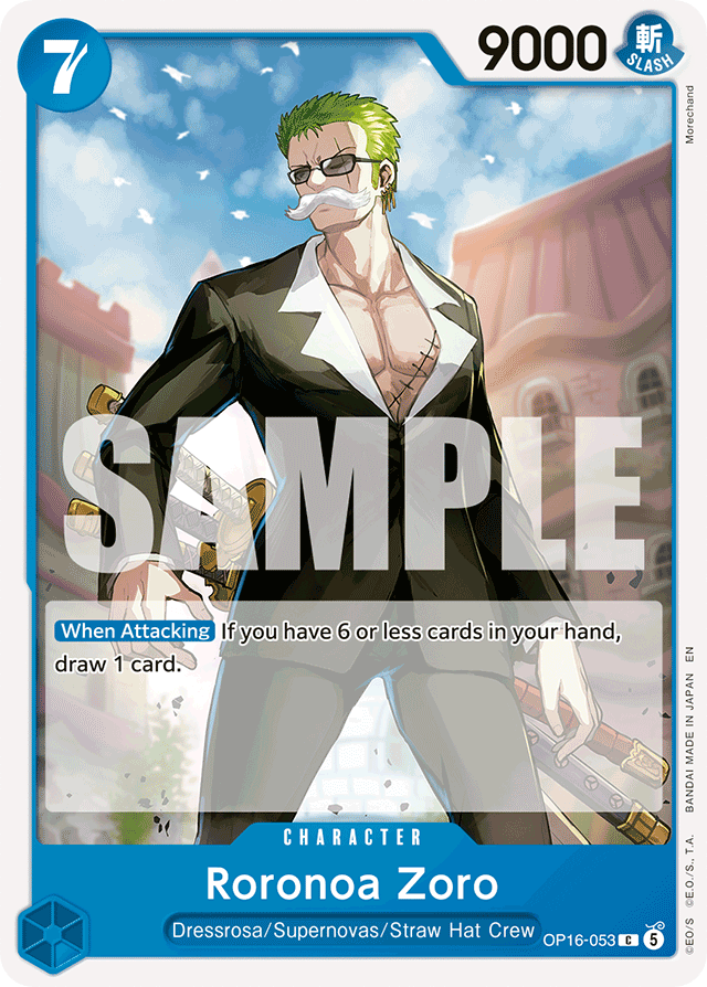 Roronoa Zoro OP16 OP16-053