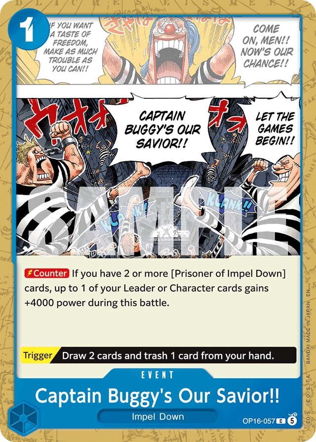 Captain Buggy's Our Savior!! — The Time Of Battle - OP-16