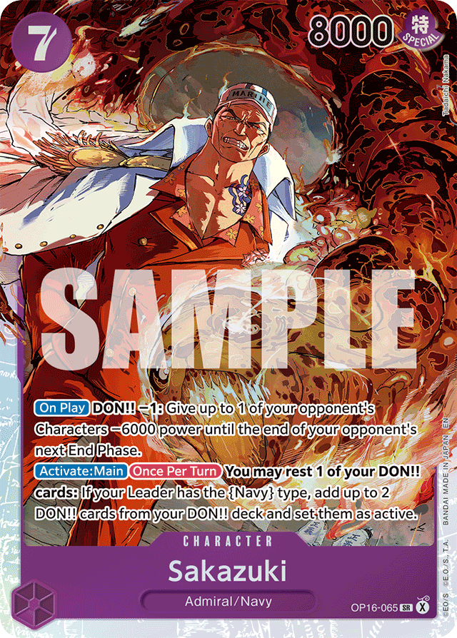 Sakazuki — The Time Of Battle - OP-16