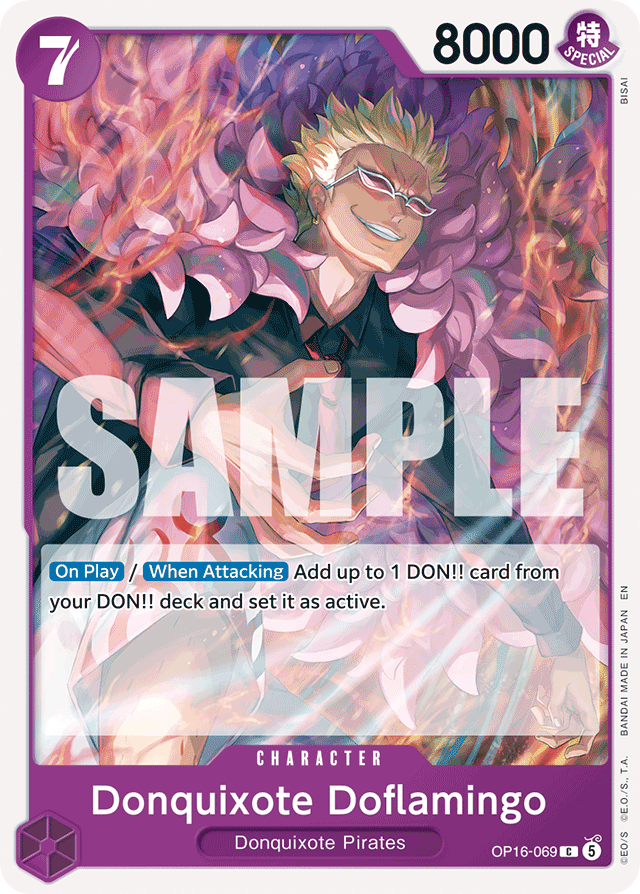Donquixote Doflamingo OP16 OP16-069