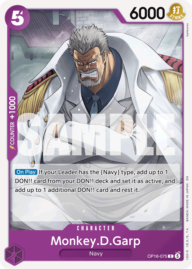 Monkey.D.Garp — The Time Of Battle - OP-16