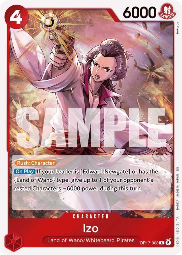 Izo #OP17-003 — The World's Strongest Warriors - OP-17