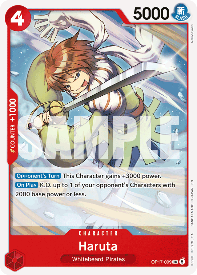 Haruta #OP17-009 — The World's Strongest Warriors - OP-17