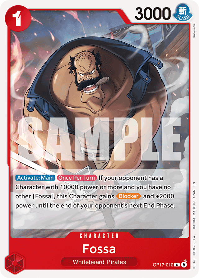 Fossa #OP17-010 — The World's Strongest Warriors - OP-17
