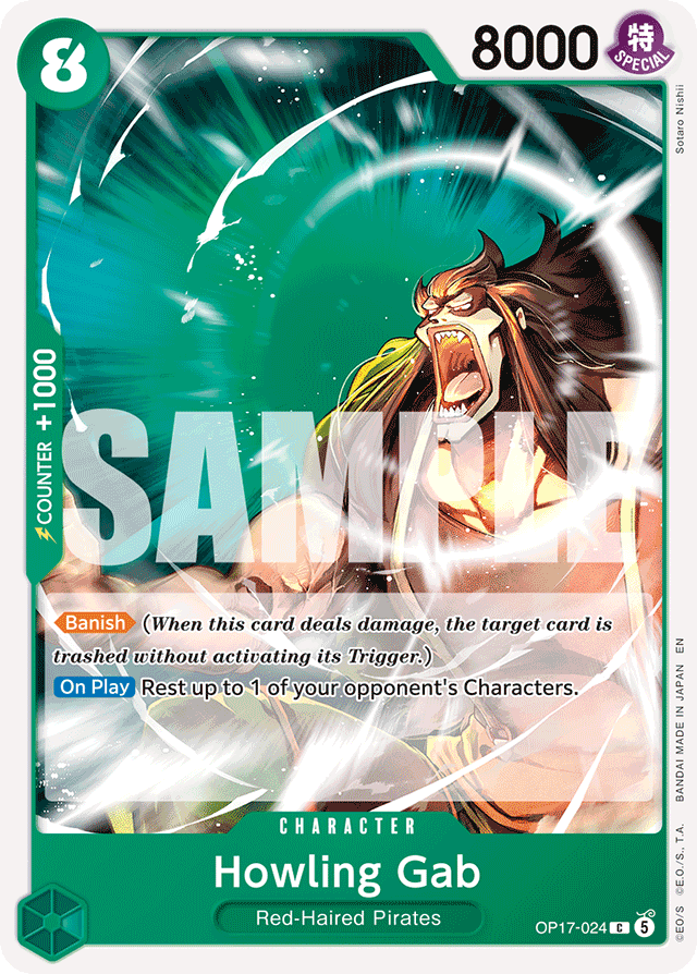 Howling Gab OP17 OP17-024