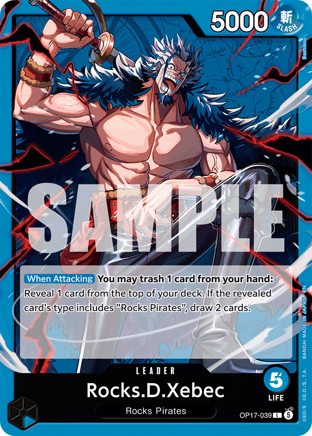 Rocks.D.Xebec — The World's Strongest Warriors - OP-17