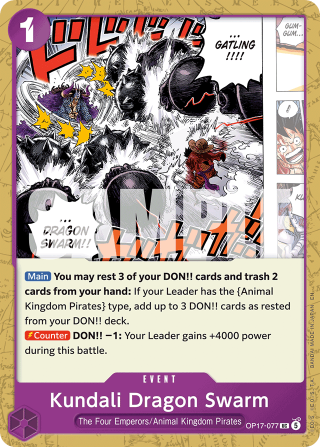 Kundali Dragon Swarm OP17 OP17-077
