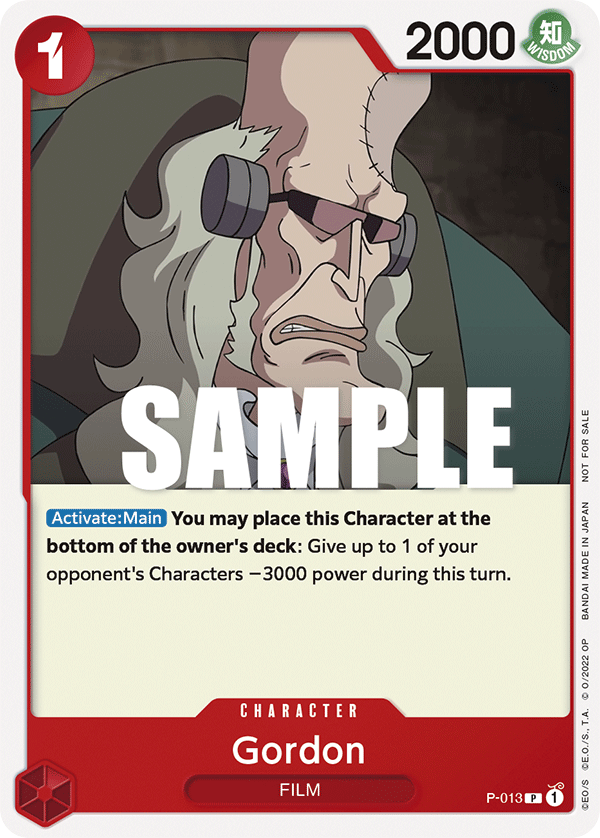 Gordon — Promos